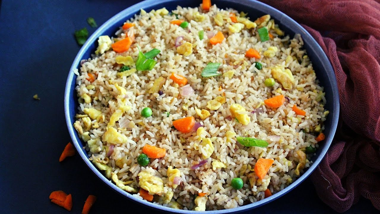 how to make hibachi fried rice with eggs and vegetables | Yummy Indian Kitchen