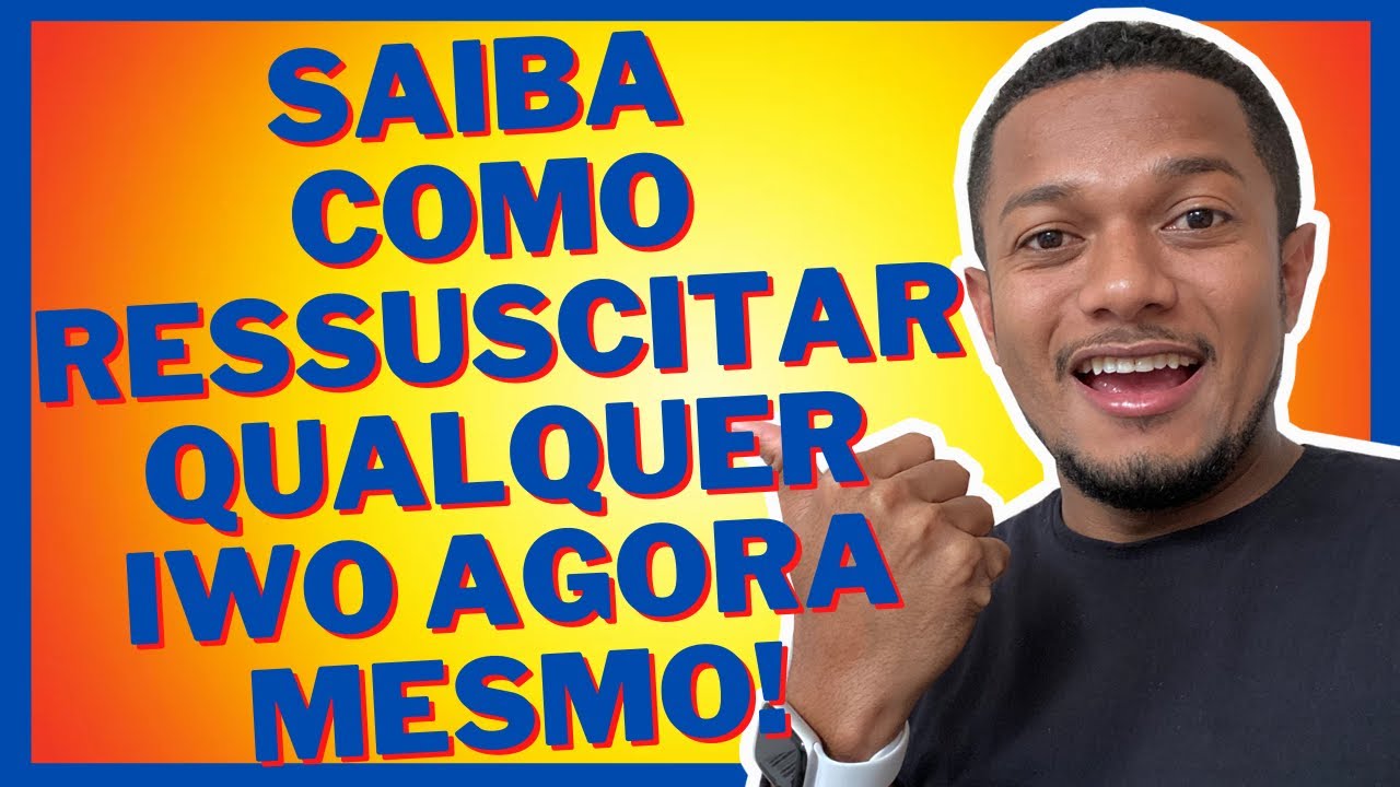 SMARTWATCH IWO SE ELE PARAR DO NADA SAIBA COMO FAZER ELE LIGAR