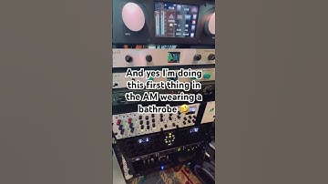 Analog vs digital master 😅 Bathrobe included. Friend approves! #shorts #mastering #analog