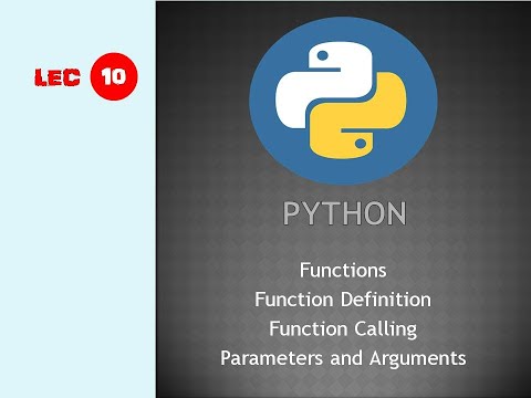 Python | Function Definition & Function Calling | Syntax | Examples