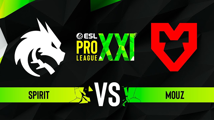 Spirit vs. MOUZ - ESL Pro League Season 21 - Semi-final