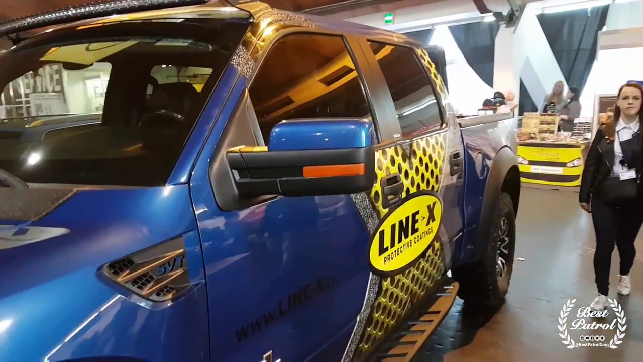 Linex Raptor Ford LineX Ford F-150 Raptor and Audi + watermelon drop test BestPatrolCom ...