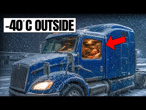 How Truck Drivers Survive In ALASKA’s Most Dangerous Icy Road