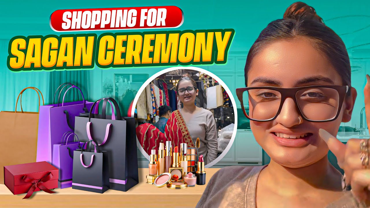 Sagan ceremony ki Shopping shuru❤️😍|| Preparation Started🥳😍|| Rashika&Garv Diaries❤️