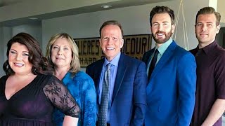 Caption America Actor Chris Evans With His Parents and Siblings | All Family Members