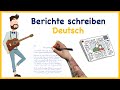 Berichte schreiben - kurz &amp; knackig | Deutsch Mp3 Song