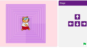 how to make square based pattern on pictoblox