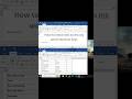 MS word All Short cut keys #ppssolution #excel #excelformula #exceltips #msword