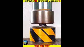 Hydraulic Press Vs Strongest Magnets Of Different Countries #shorts #uniquexperiment #whatif #मजेदार screenshot 4