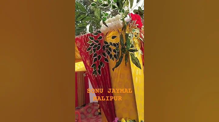 #new #tilak mandap #decoration #wedding #balloon #wedding #new