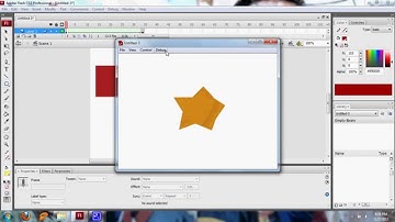 Adobe Flash Shape Tween Simple Example