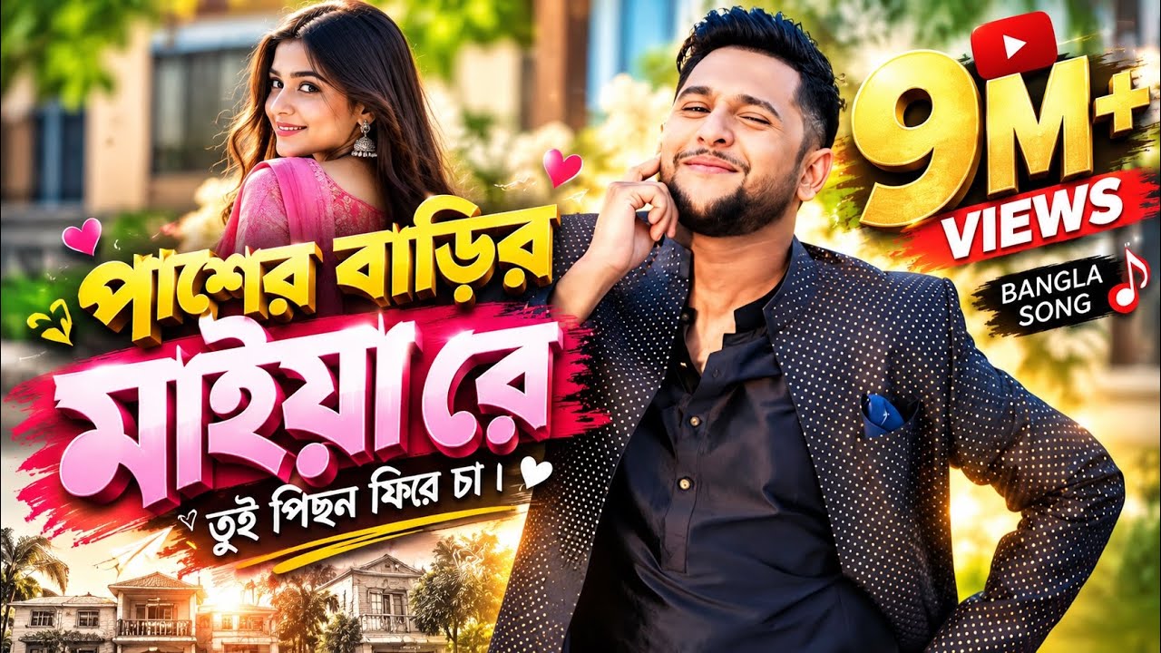 পাশের বাড়ির মাইয়া | Pasher Barir Maiya | Bangla Song | Tawhid Afridi | Cfu36 | Music Video