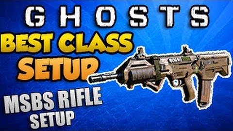 Call Of Duty: Ghosts - Best MSBS Class Setup Guide - (COD Ghost Multiplayer)