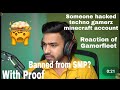 Someone Hacked Techno Gamerz Minecraft Account 🤯 Reaction by gamerfleet, Herobrine SMP news