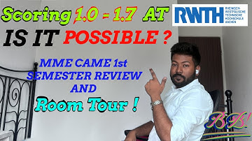 1ST SEMESTER HONEST REVIEW I RWTH AACHEN UNIVERSITY I ROOM TOUR I HOW TO PLAN SEMESTER I MME CAME I