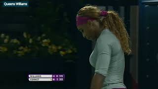 Alize Cornet v. Serena Williams - Dubai 2014 SF Highlights