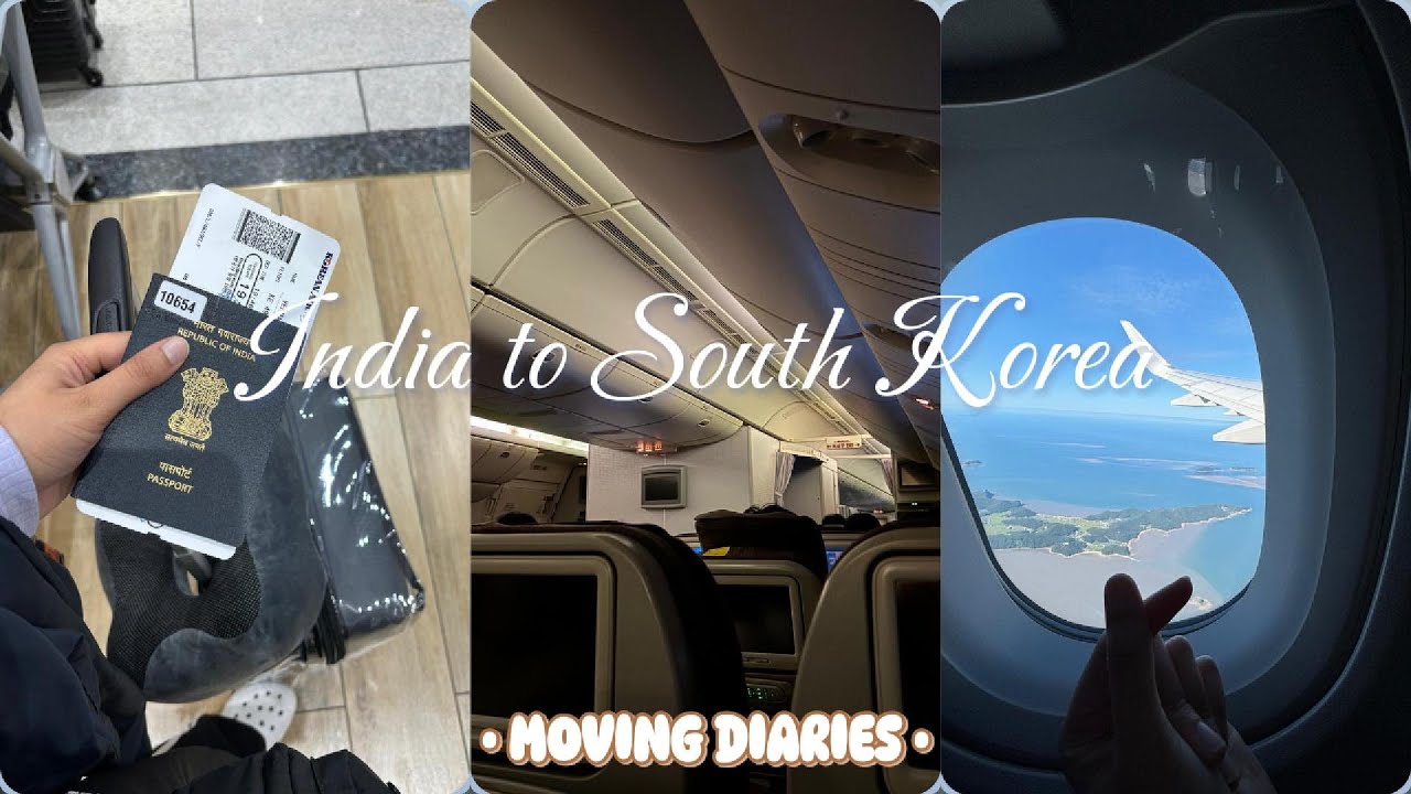 Moving to South Korea✈️💜| GKS Scholar | Indian in Korea | Busan | Korea vlog 01