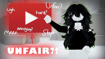 IS THE ALGORITHM UNFAIR?!? Roblox rant