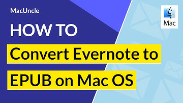 Convert Evernote ENEX and HTML to EPUB on MAC