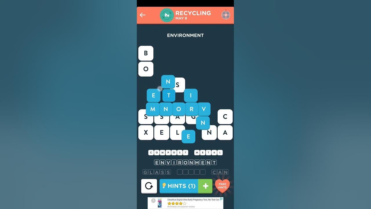WordBrain 2 Daily May 8 RECYCLING Answers Wordbrain 2 Daily Answers