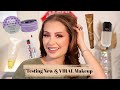 testing out NEW &amp; VIRAL makeup products