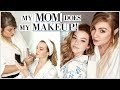 MY MOM DOES MY MAKEUP + Q&A!