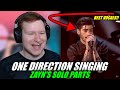 One direction singing Zayn's part live Vs Zayn REACTION!!!
