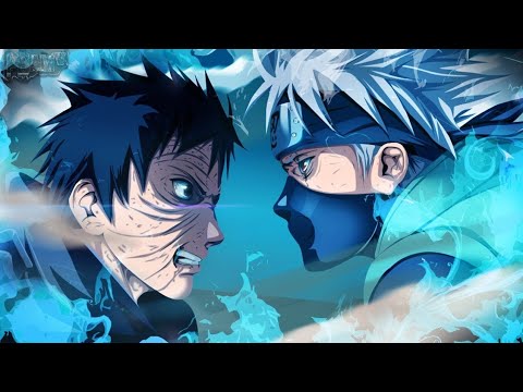 Kakashi vs Obito (AMV) - Black and Blue