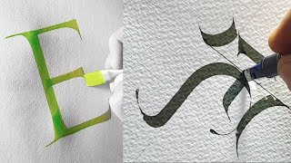 AMAZING CALLIGRAPHY AND LETTERING WITH A MARKER PEN AND A PENCIL | CALLIGRAPHY MASTERS