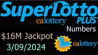 California SuperLotto Plus Winning Numbers 9 March 2024. CA Super Lotto Plus Drawing Result Saturday