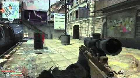 MW3 - 360° noscope across map (MSR)