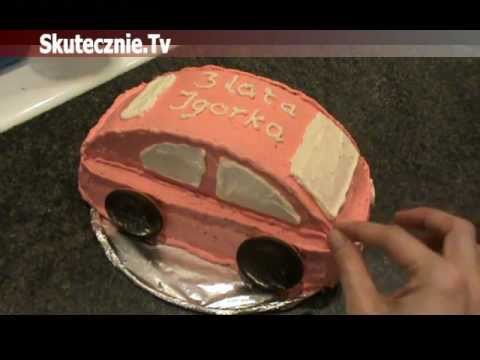 Jak Zrobić Tort/Ciasto W Kształcie Samochodu :: Skutecznie.tv - Youtube