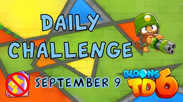 Bloons TD 6 Daily Challenge | Damage Over Time | No Hero No Mk No Powers Used | September 9 2022