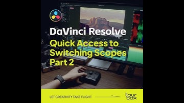 💡Quick Access to Switching Scopes on #DaVinci (Part 2) #tourbox #tourboxtricks #editing