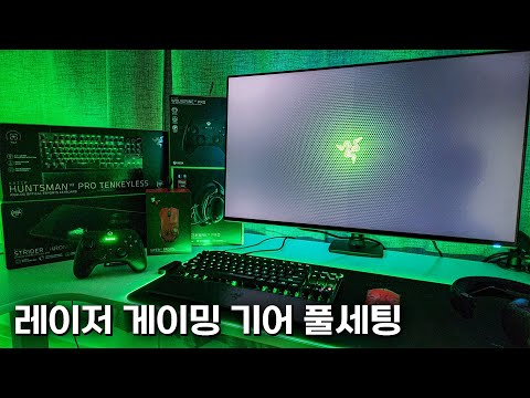 마우스 패드가 20만원? 모든 게이머들의 꿈의 세팅, RAZER 게이밍 기어 풀세트 리뷰