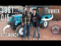 Restored cj5 walkaround the owner is 12 years old and hes keeping the pto winch  ep 44