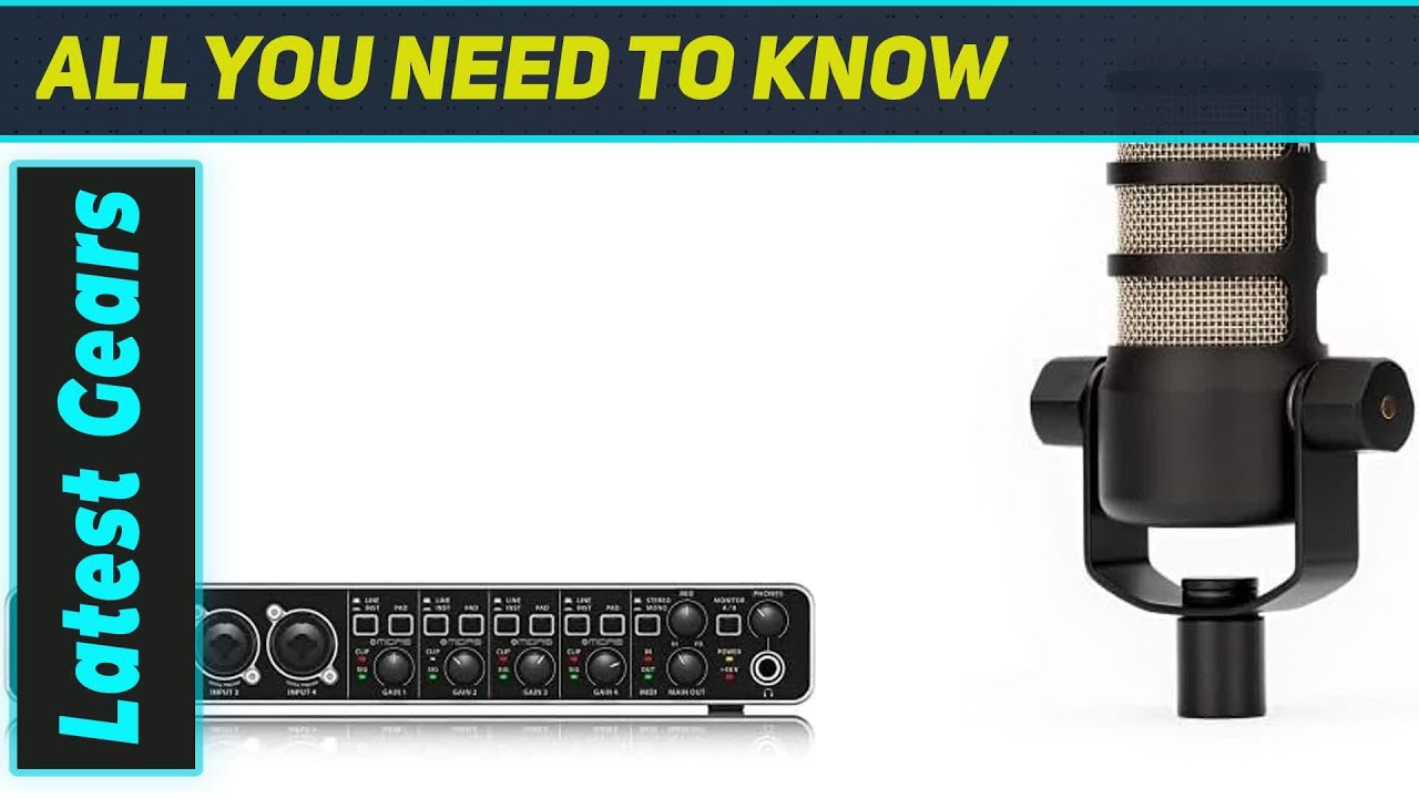 Behringer UMC404HD Rode PodMic: Best Budget Broadcast Audio?