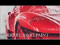100+ Hour Ferrari Repaint! With PAINTED Challenge Stradale Stripe HUGE TRANSFORMATION
