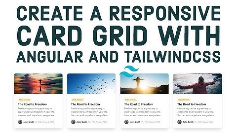 Responsive Card Grid with TailwindCSS and Angular