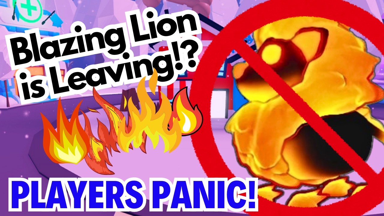 Pets Blazing Lion – Roblox Adopt Me – Livraison Rapide (10-20 Min)