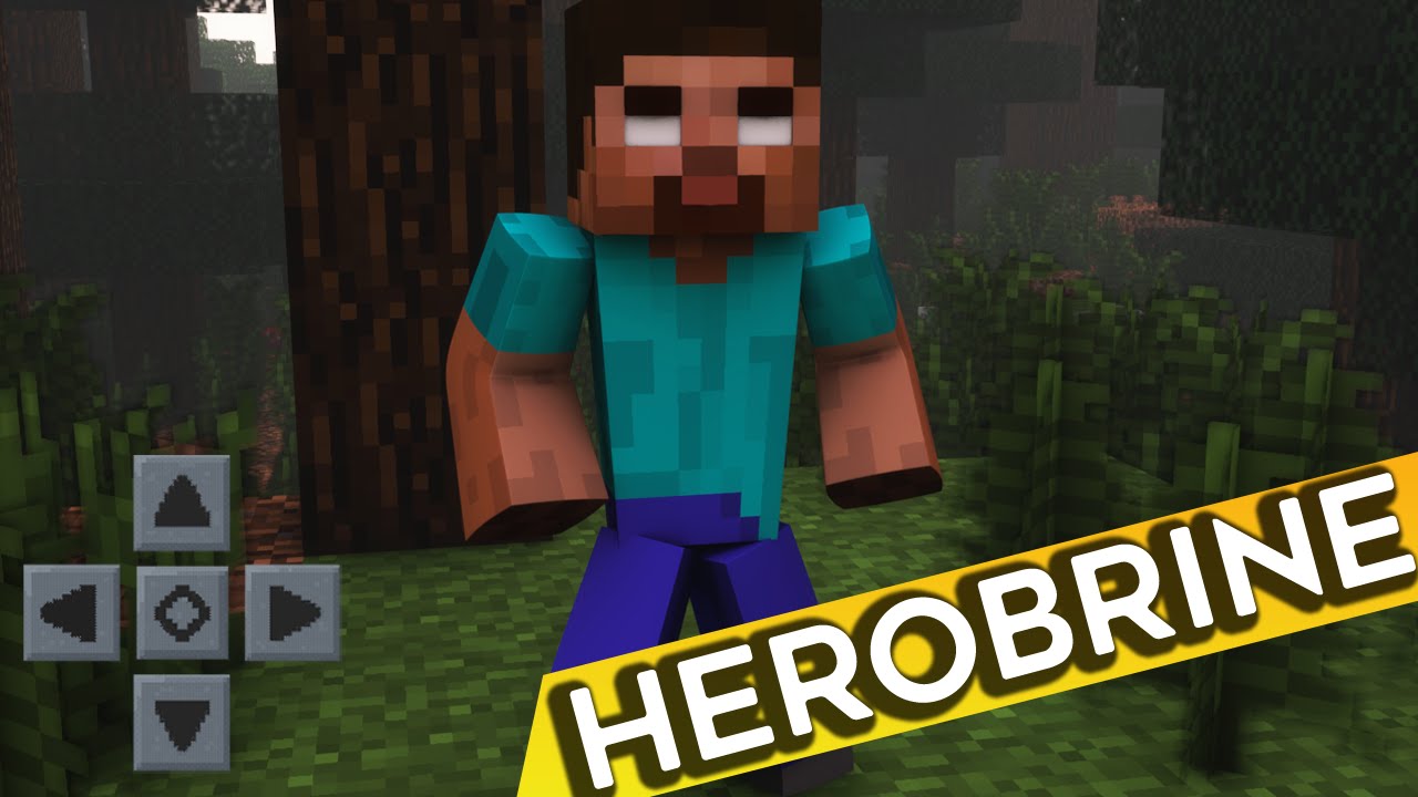 Herobrine Mod Minecraft Pe Minecraft Pocket Edition Mcpe Youtube