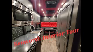 Corvette Red Interior in a New Custom Kenworth by Davies Motor Company