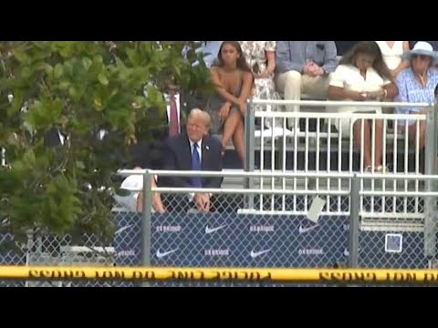 Donald Trump attends son Barron Trump high school graduation | AFP