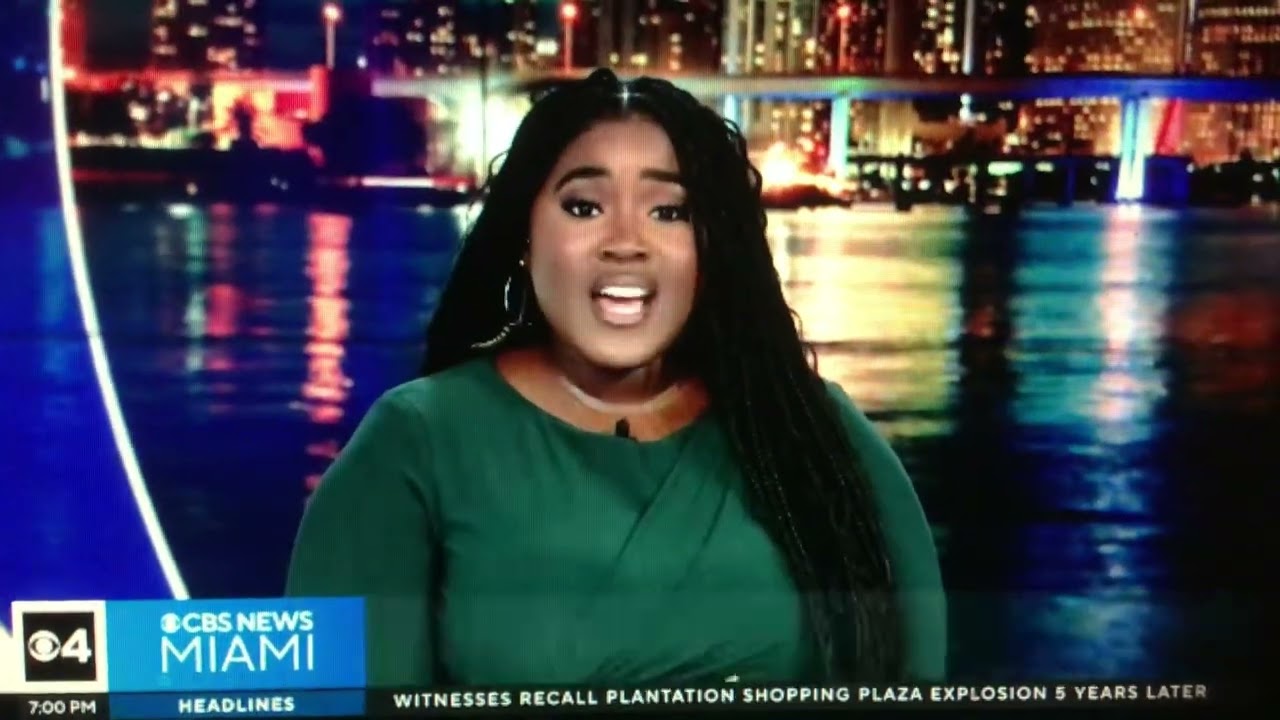 WFOR CBS News Miami at 7pm Saturday open July 6, 2024
