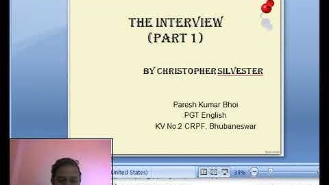 The Interview (Part 1) by Christopher Silvester