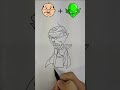 【TikTok】波平さん + ピッコロ = ??? | お絵描きチャレンジ #Shorts