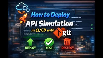 How to deploy API simulation in CI/CD with GIT