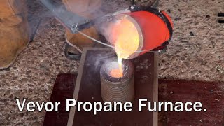 Metal Casting at Home Part 131. Brass Casting with the Vevor Propane Furnace.