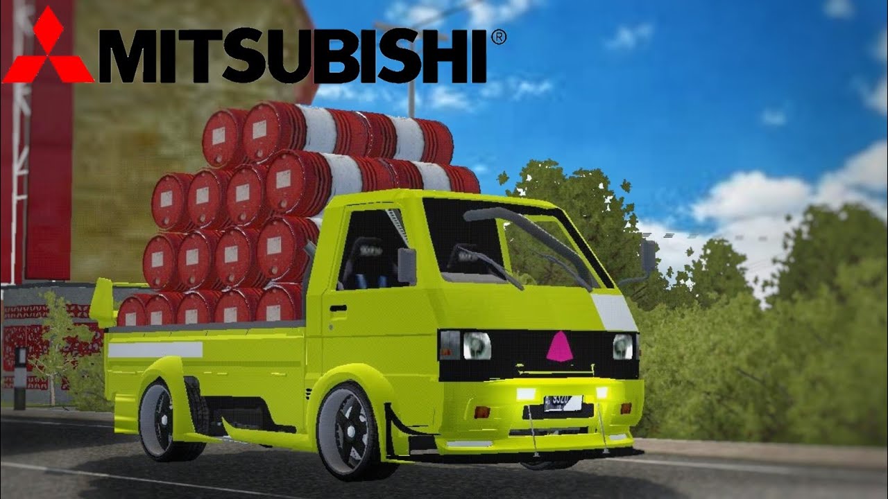 MOD L300 BUSSID | PICK UP MODIFIKASI CEPER MUATAN - YouTube