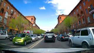 Komitas➡️Achapnyak Car tour through the streets of Yerevan 🇦🇲 ավտոտուր #yerevan #driving #armenia